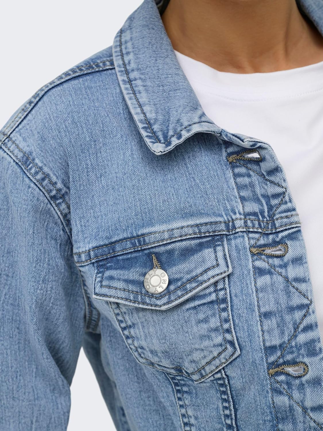 Thumbnail 6 de ONLY Damen Jeansjacke ONLWONDER – Longsleeve mit Stretch-Anteil