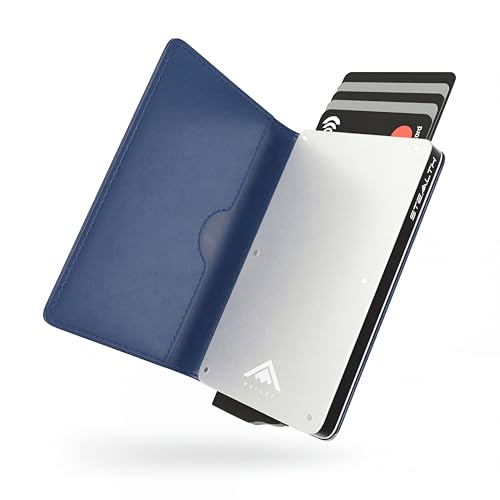 Detalle de Stealth Wallet Blue Pop-Up RFID Card Holder