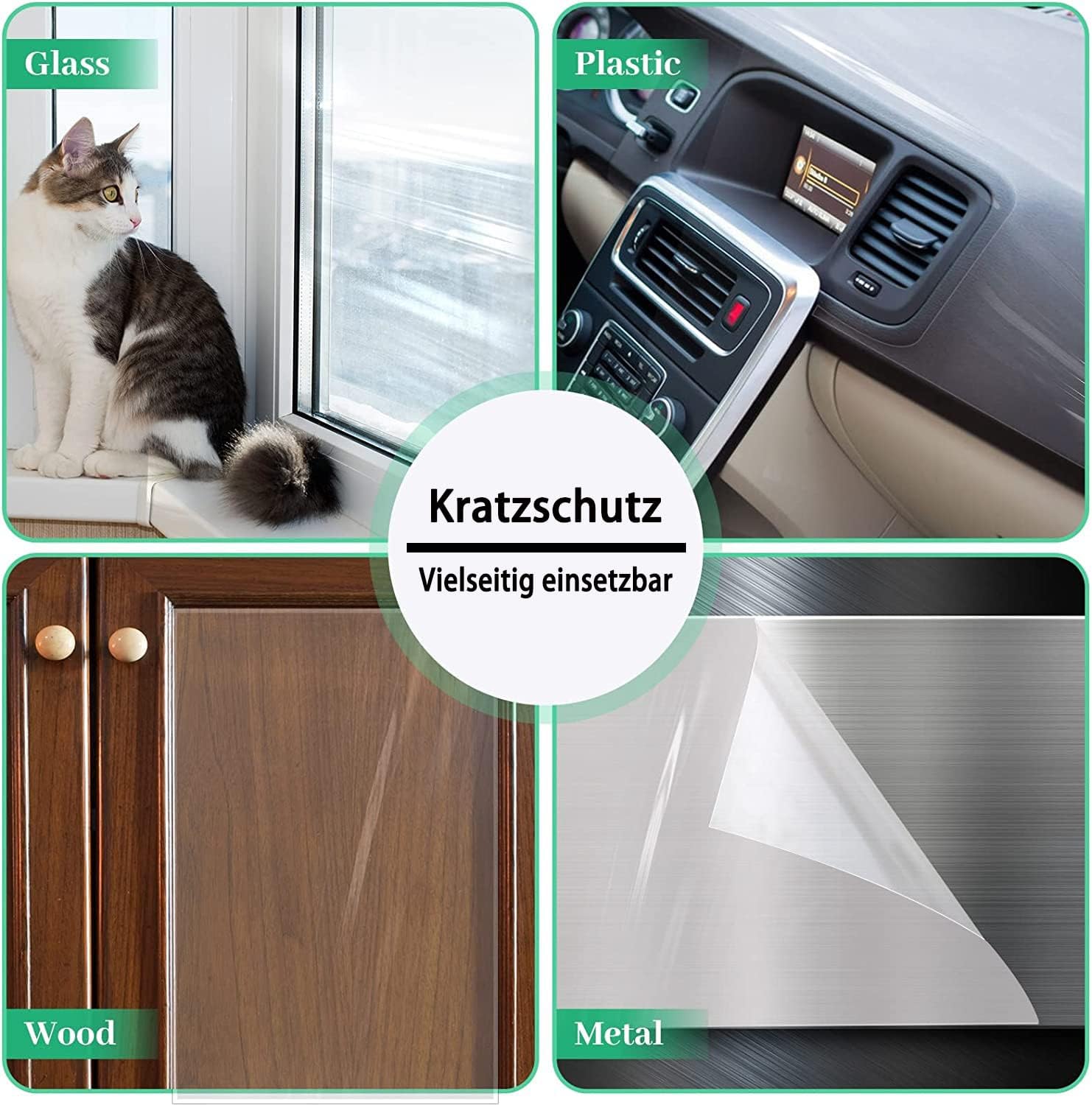 Thumbnail 3 de CHUANGSEED Kratzschutz Tape 5 m × 21 cm für Sofa 🐱