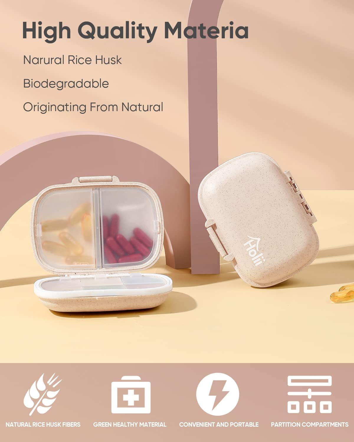 Thumbnail 6 de Holii 8-Compartment Pill Organizer ⚙