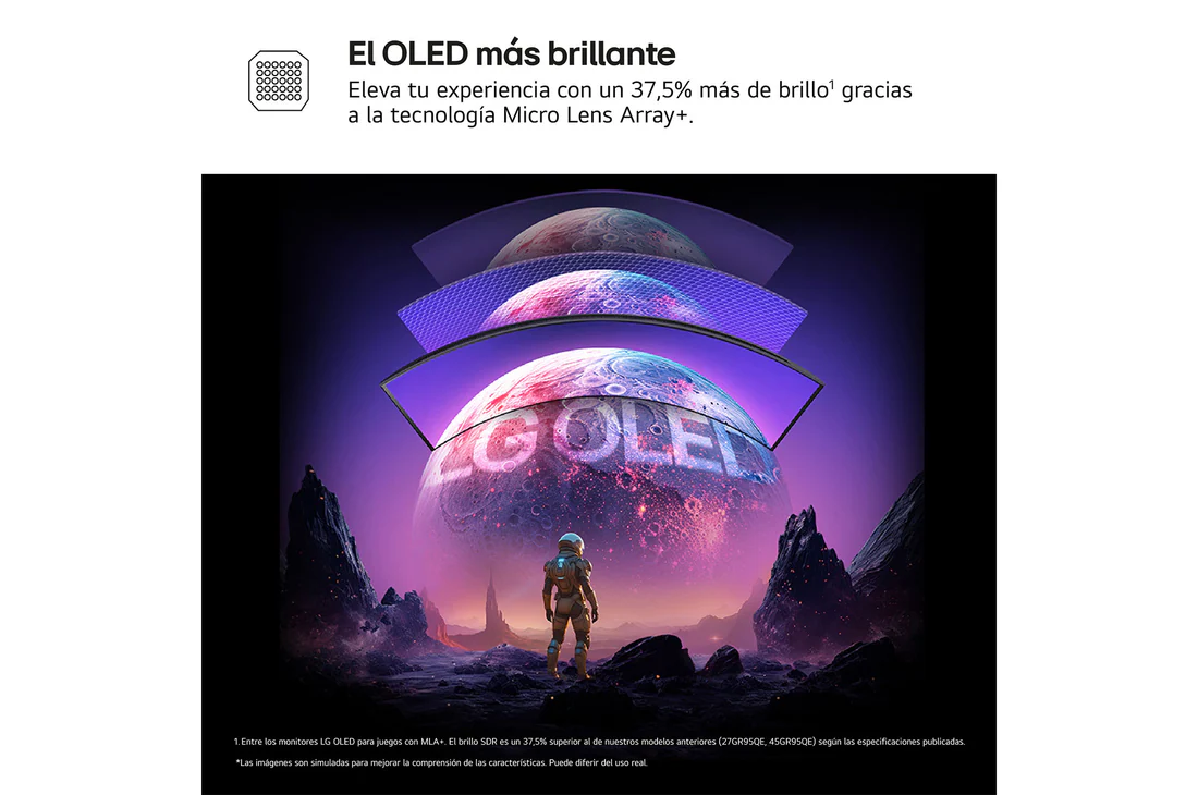 Detalle de Setup Monitor Gaming LG OLED 5K2K 45" + LG QHD 27" (45GX9-27GS7.SET) – la dupla para jugadas y productividad