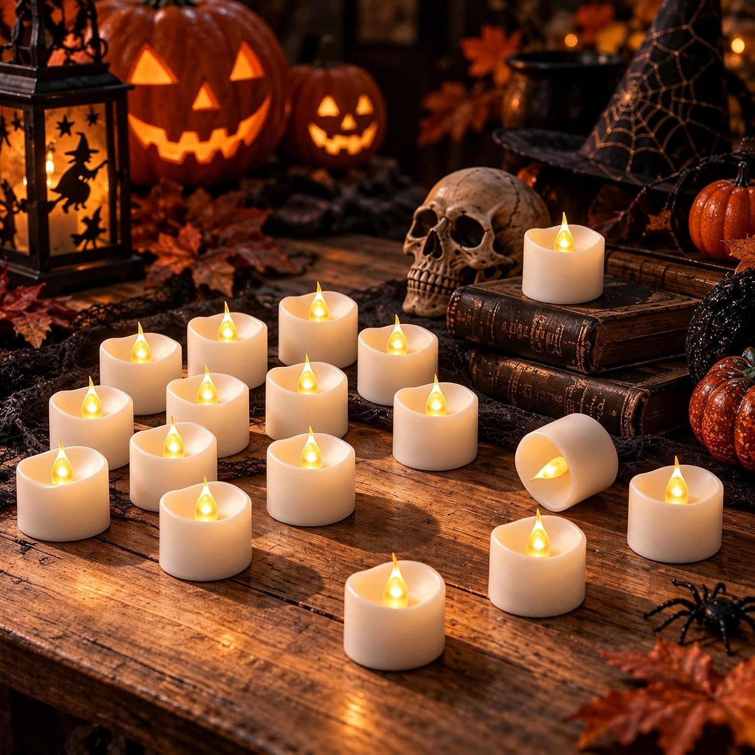 Detalle 2 de Da by CL-24 LED Tea Lights, 24-Pack with Warm White Flicker