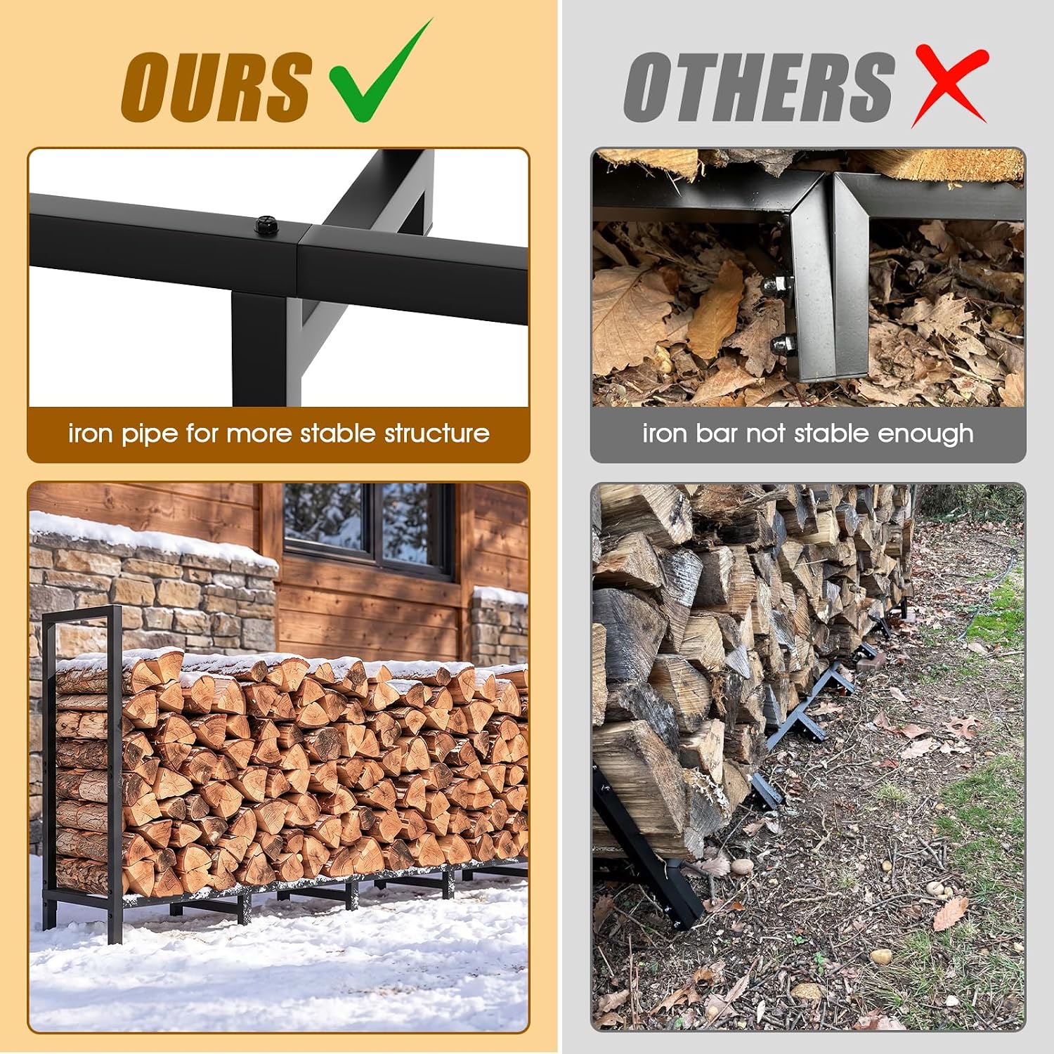 Thumbnail 6 de Gtongoko Firewood Rack 8FT