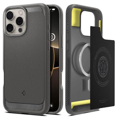 Detalle de Spigen Coque pour iPhone 16 Pro Max, protection militaire, 6,9 pouces ⚙