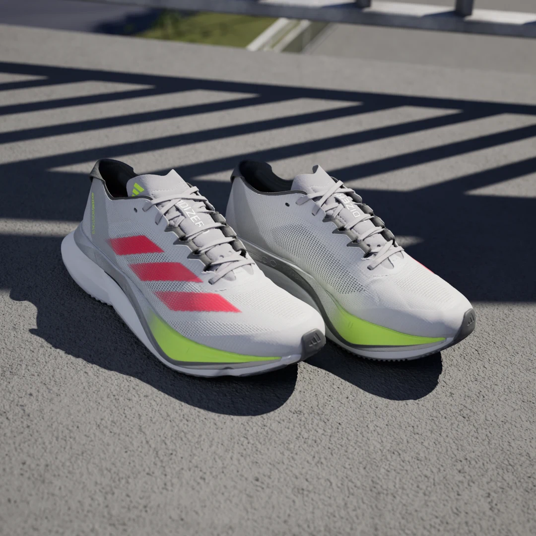 Thumbnail 3 de adidas Adizero Boston 12: zapatilla de running gris para entrenar con opciones de compra cómodas