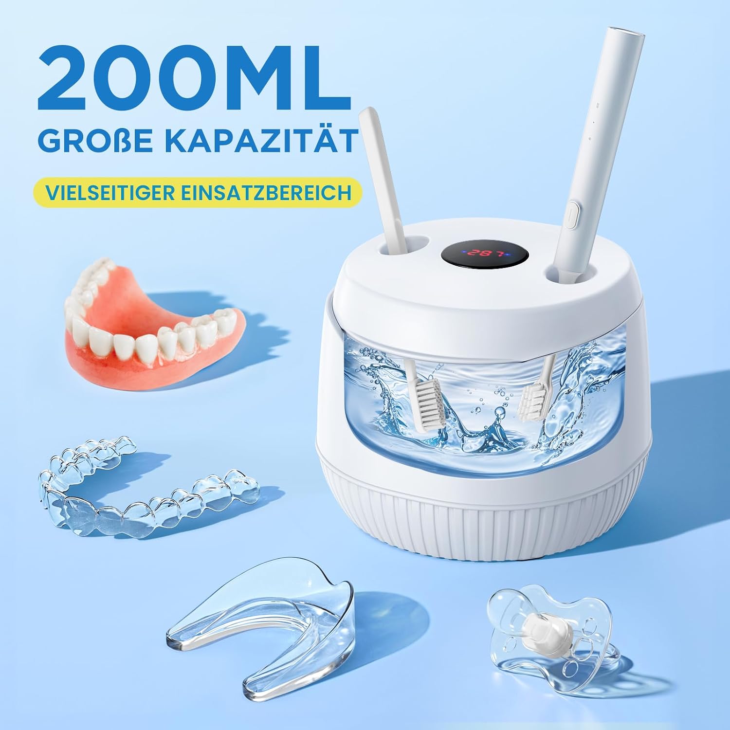 Thumbnail 5 de Ultraschallreiniger 200 ml zur Zahnpflege