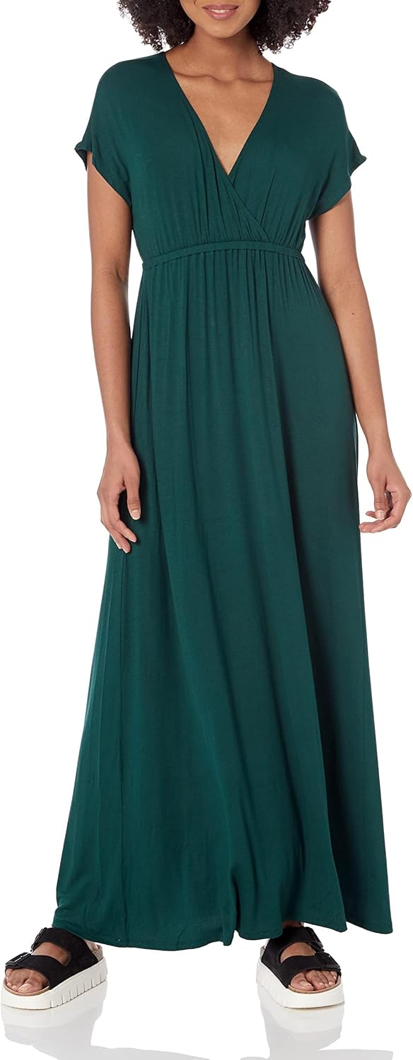 Thumbnail 6 de Amazon Essentials Women’s Fit and Flare Waisted Jersey Maxi Dress (Plus Size available)