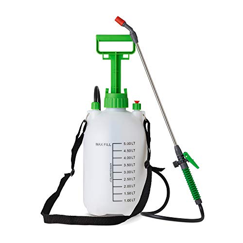 Detalle de SA Products 5 Litre Pump Action Pressure Sprayer with Adjustable Nozzle