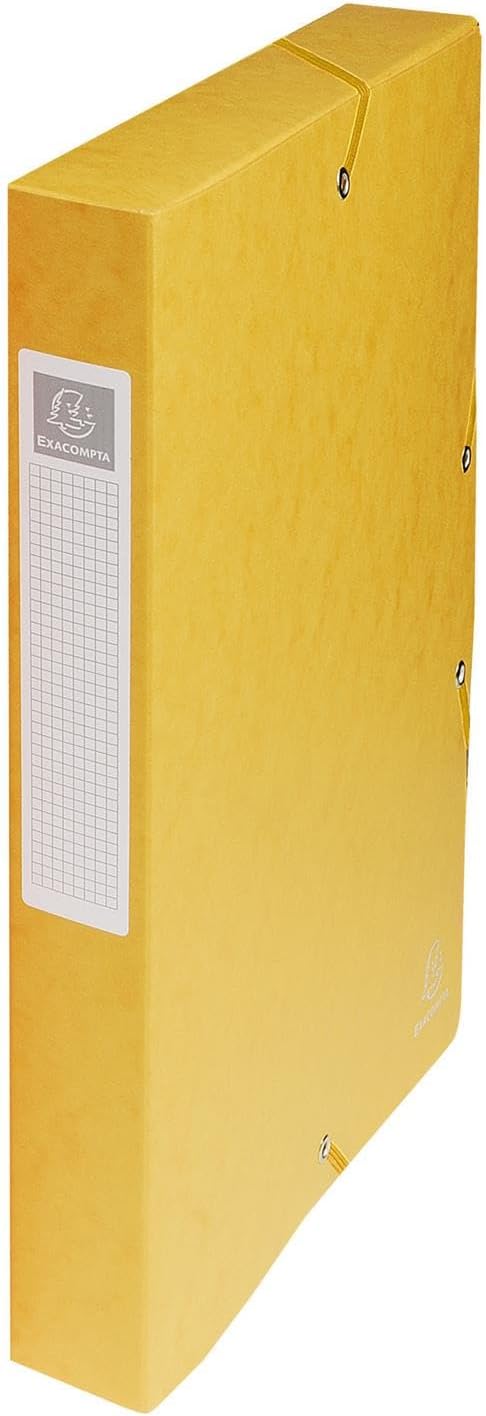 Detalle de Exacompta Exabox 50400E : 8 boîtes de classement avec élastiques pour documents A4
