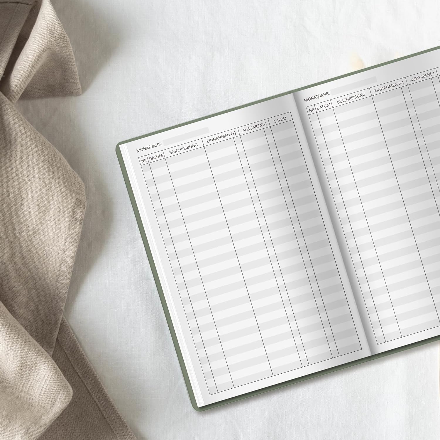Thumbnail 2 de BIROYAL Kassenbuch A5 mit 120 Seiten – Haushaltsbuch & Budget Planner für Einnahmen und Ausgaben