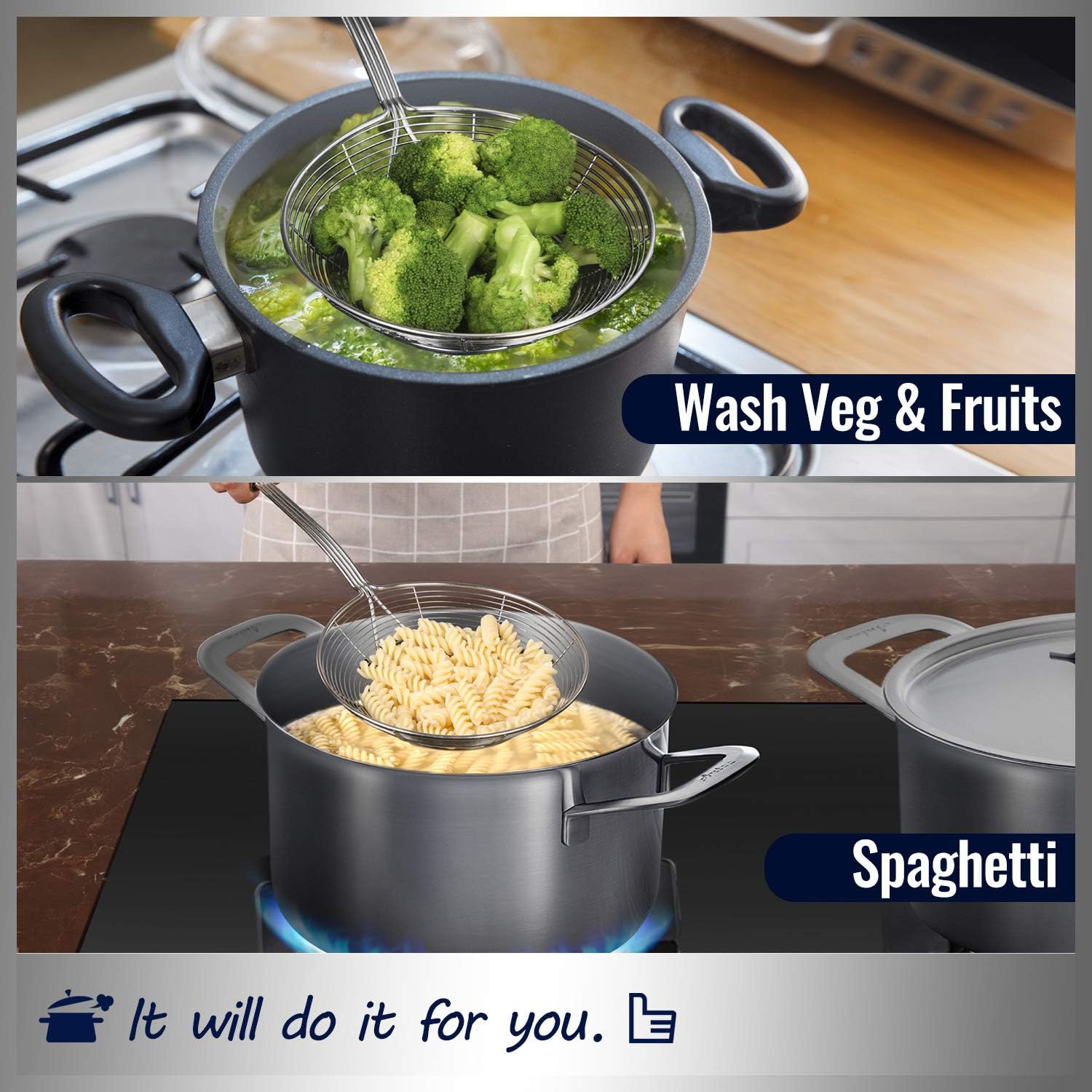 Thumbnail 6 de Hiware Spider Strainer 5.4 Inch