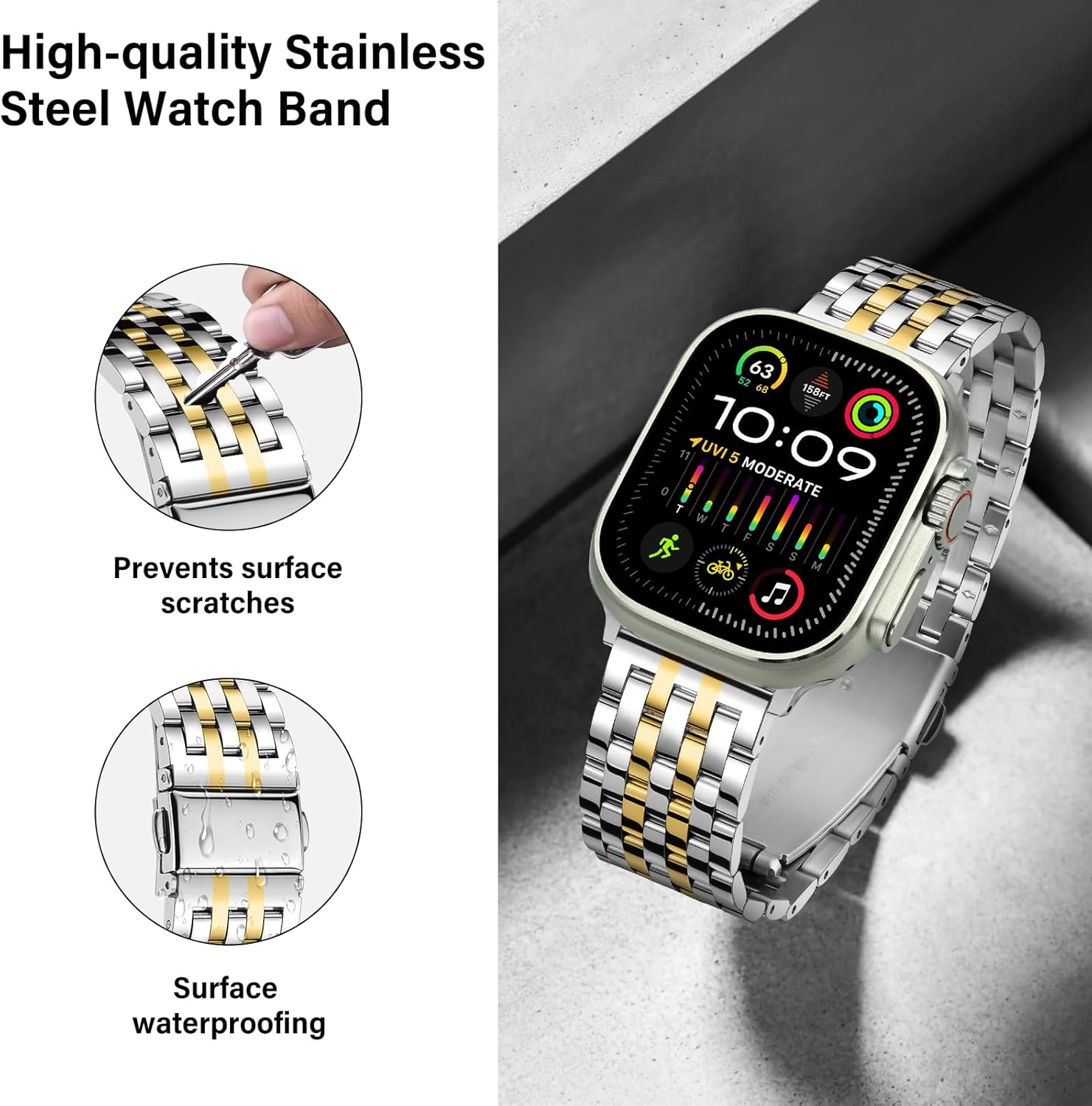 Thumbnail 5 de Tasikar Metal Watch Strap 49mm for Apple Watch