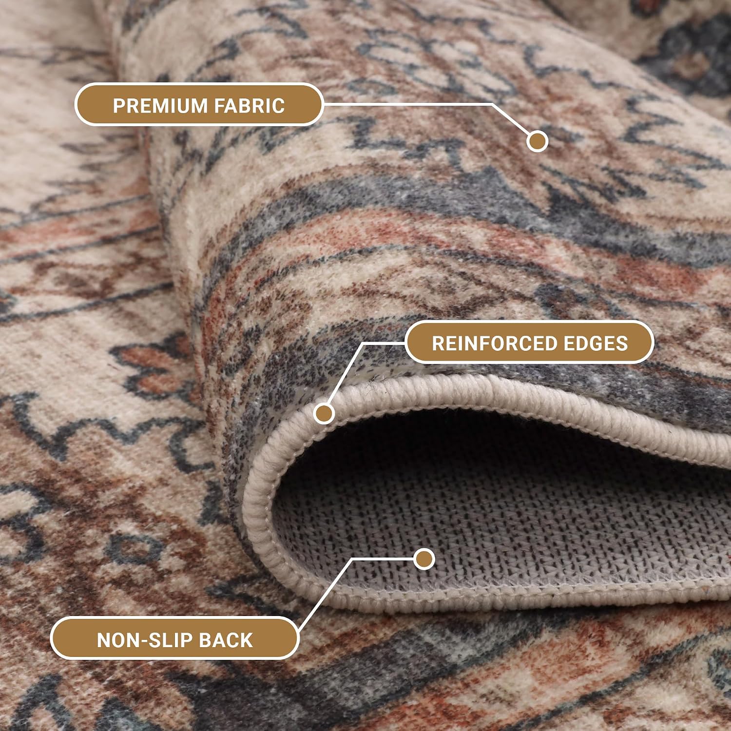 Detalle de Cashmere style rug 160x230 cm