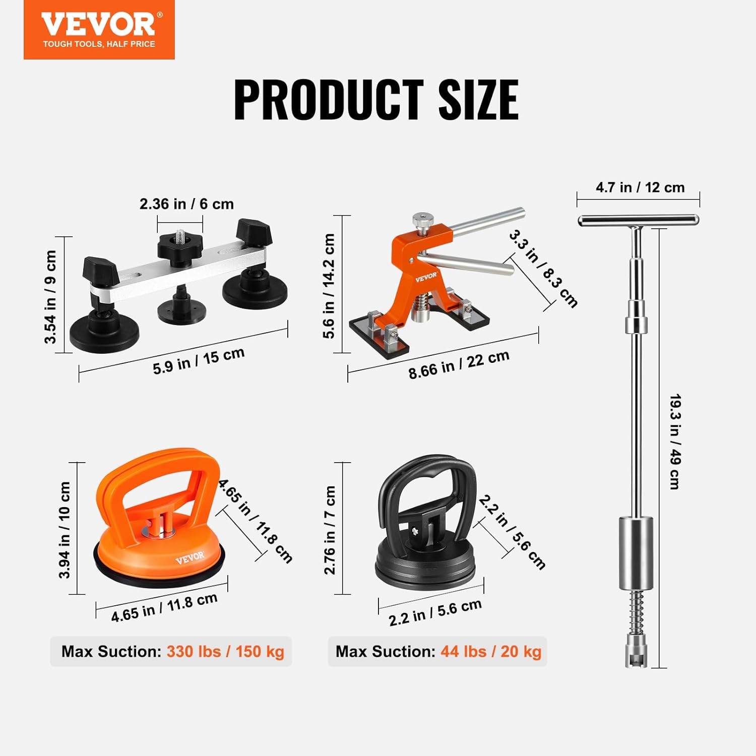 Thumbnail 6 de VEVOR 117 PCS Car Dent Puller Kit