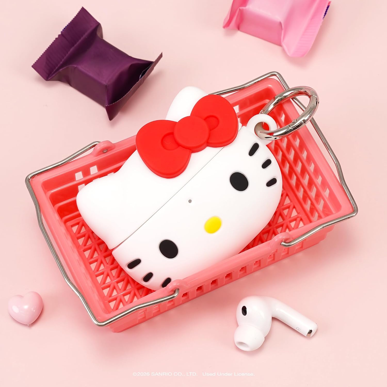 Thumbnail 6 de iFace Hello Kitty and Friends AirPods Pro 3用シリコンケース カラビナ付き・ワイヤレス充電対応