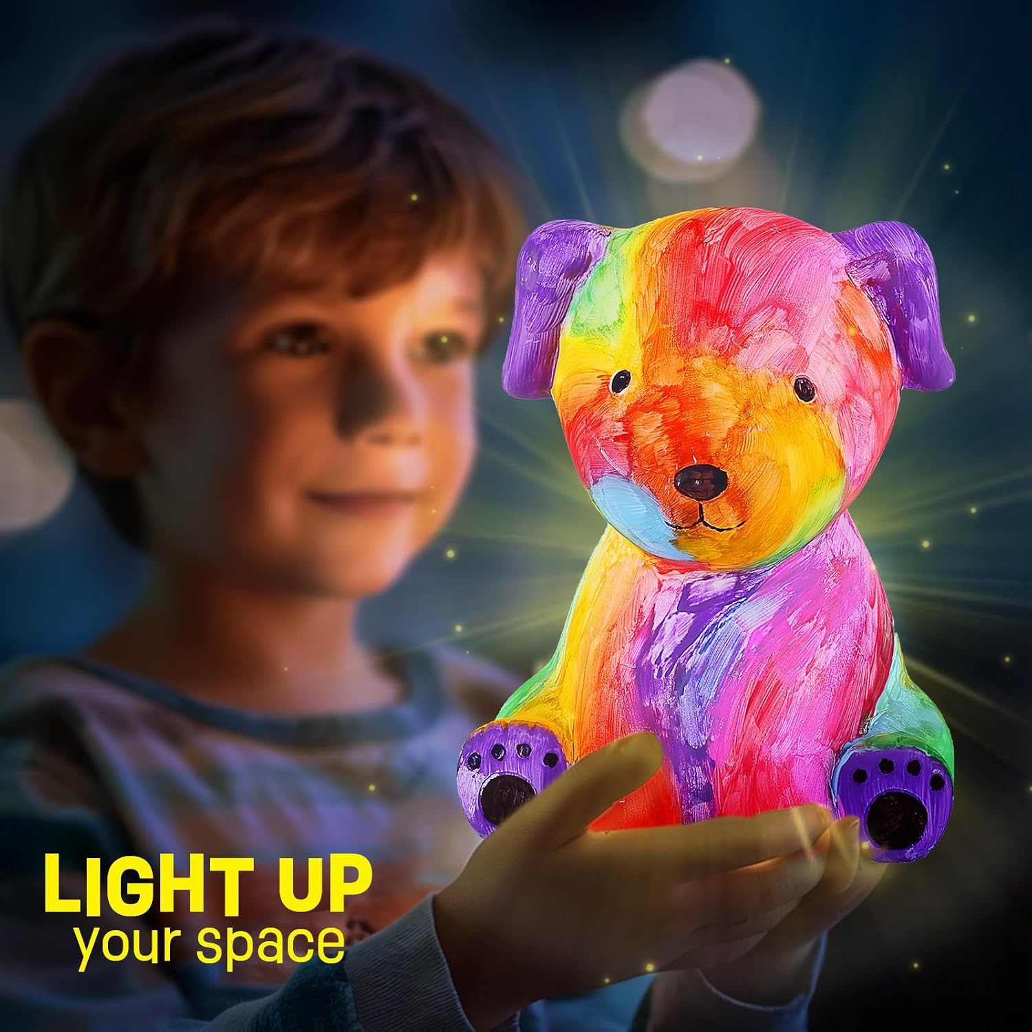Thumbnail 4 de DIY-LAOESE Paint Your Own Dog Lamp Kit for Kids ๐จ๐ช