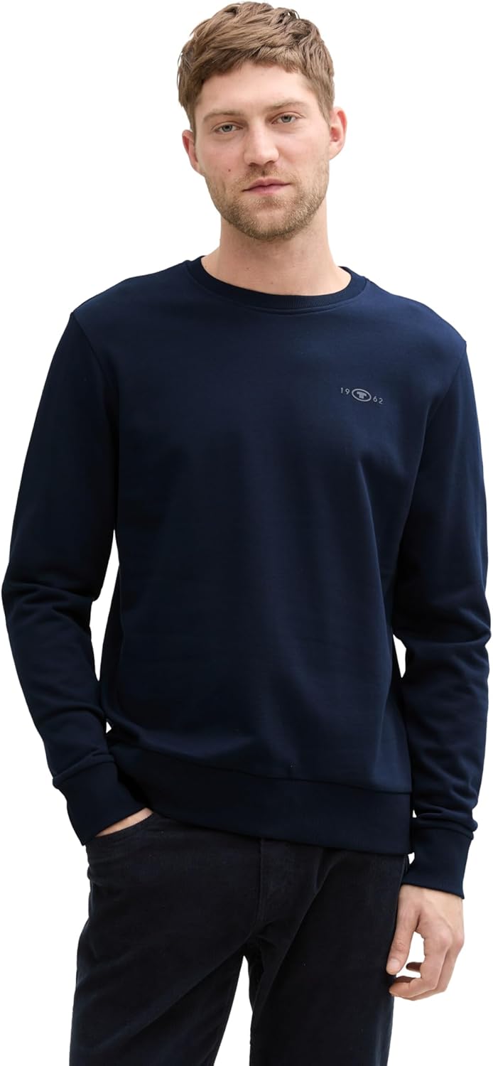 Thumbnail 5 de TOM TAILOR Maglia di Tuta Uomo a maniche lunghe per comfort quotidiano