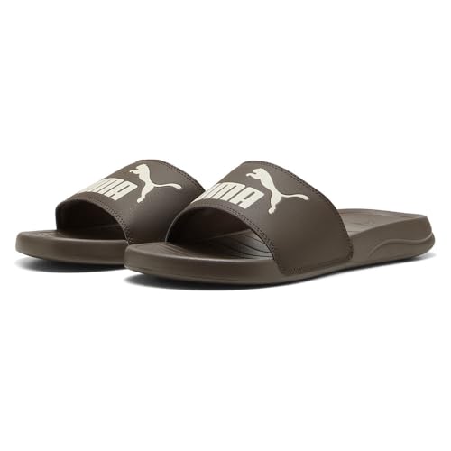 Detalle de PUMA Popcat 20 Slide - Sandalias unisex bronce Alpine Snow (4 UK, 37 EU)