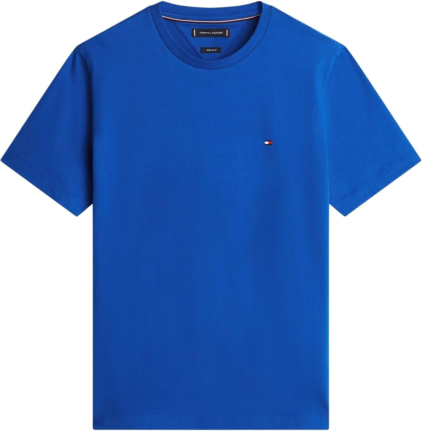 Detalle 2 de Tommy Hilfiger Light Interlock Tee – zeitloses Basic-T-Shirt aus regenerativer Baumwolle