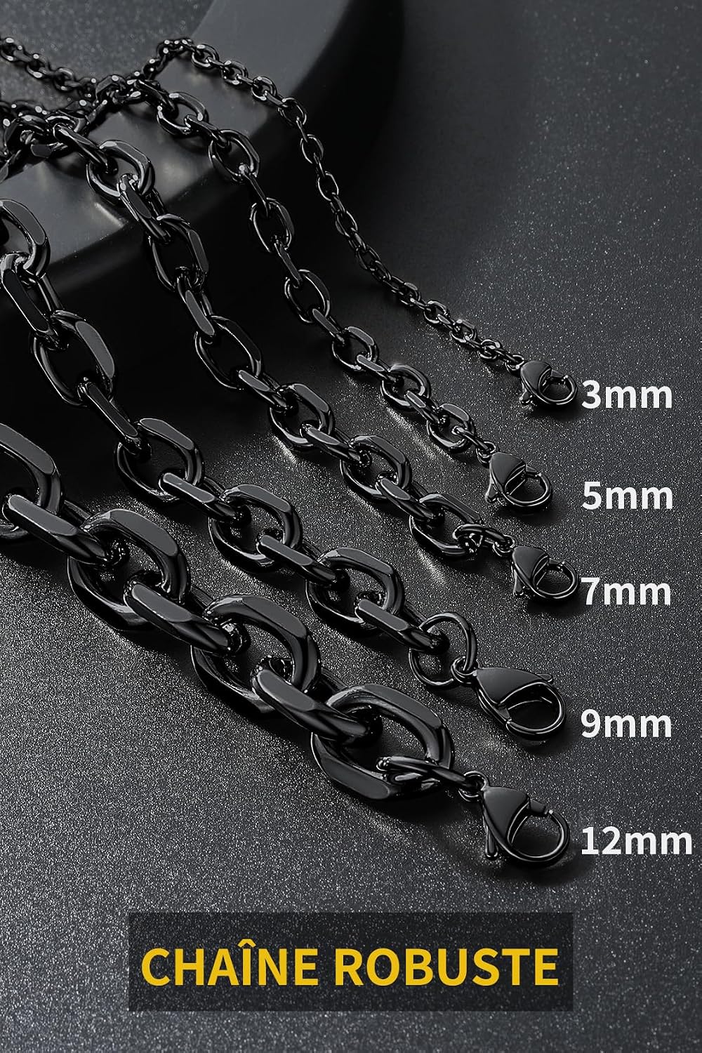 Thumbnail 6 de ChainsHouse Chaine 3 mm Noir