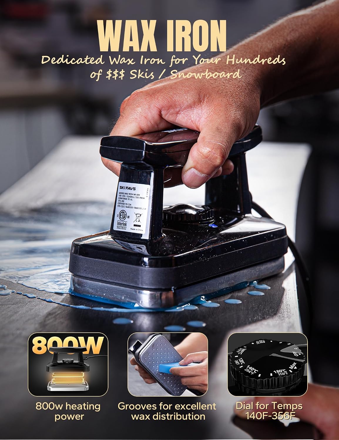 Thumbnail 1 de Ski/Snowboard Wax Kit — Complete Tuning Set