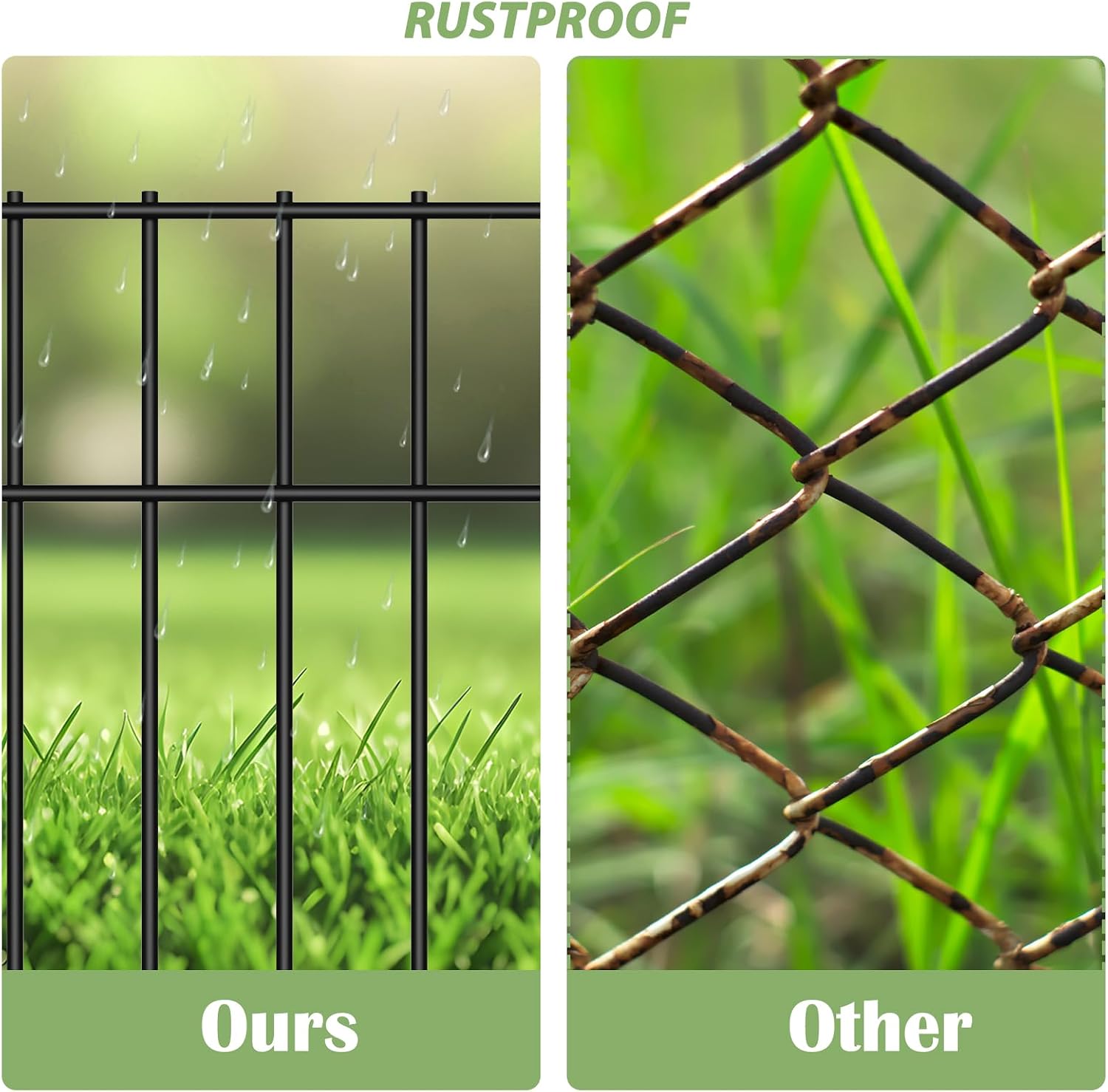 Thumbnail 3 de LIANTRAL Garden Fence 25 Pack: Rustproof, No-Dig Animal Barrier Panels (43 cm x 8.25 m) for Yard, Patio and Border