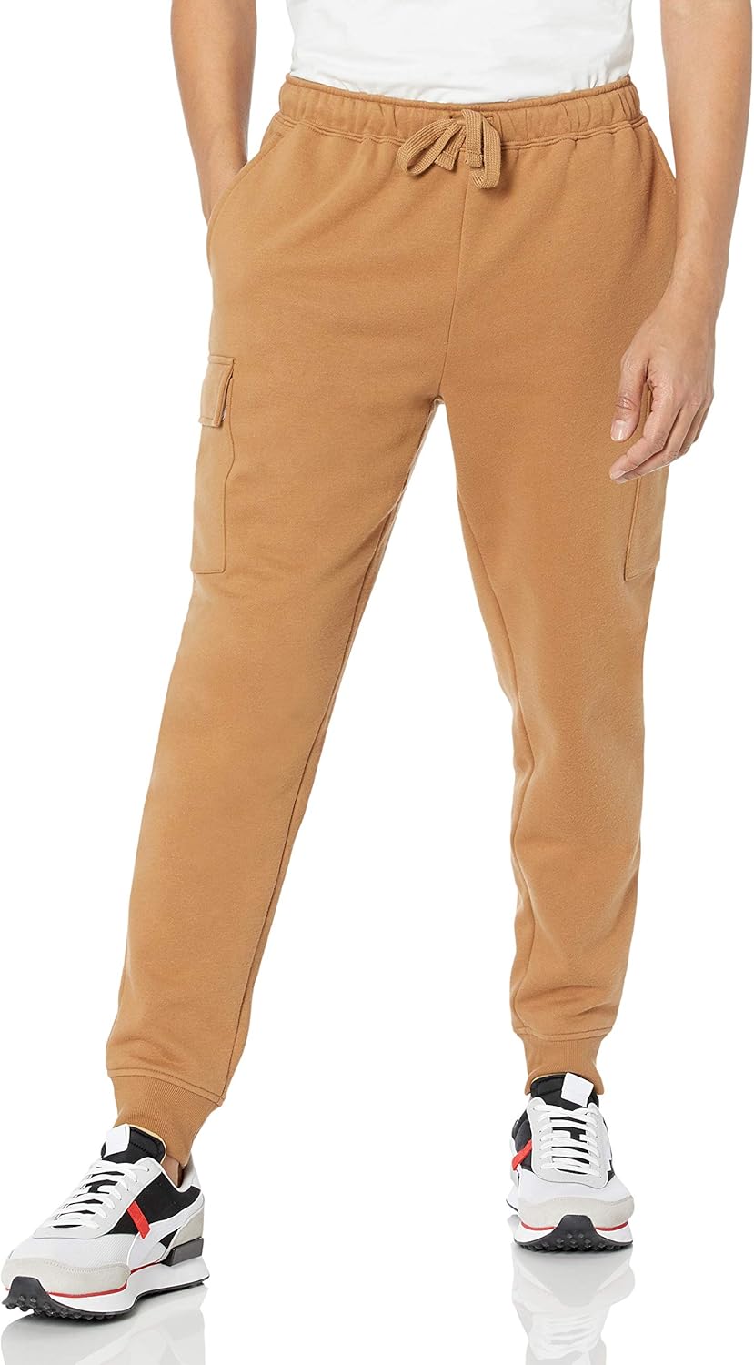 Thumbnail 6 de Pantaloni cargo sportivi Amazon Essentials in pile spazzolato per jogging uomo