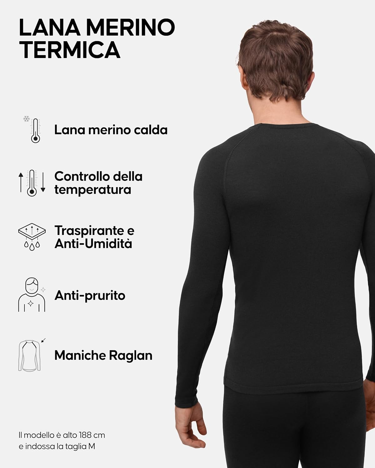 Thumbnail 2 de DANISH ENDURANCE Maglia Termica Uomo 180 g/m²