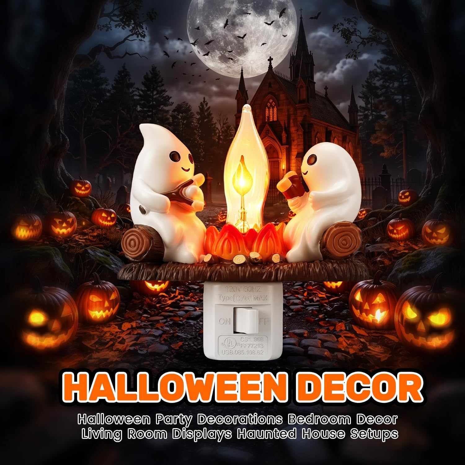 Detalle de SkyRoad Plug-In Halloween Night Light