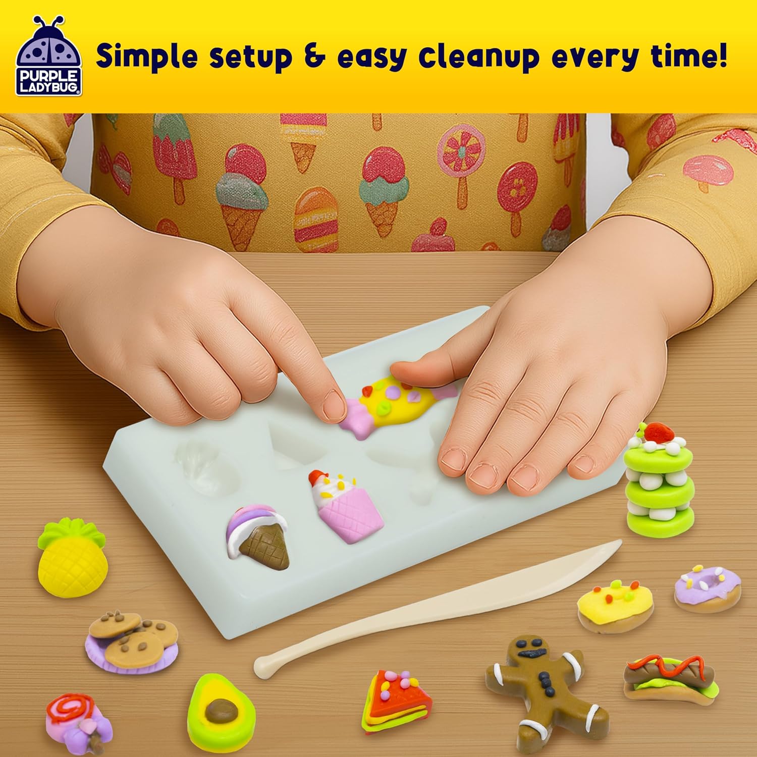 Thumbnail 3 de Eraser Lab Make Your Own Erasers for Kids – Fun Food Theme DIY Kit