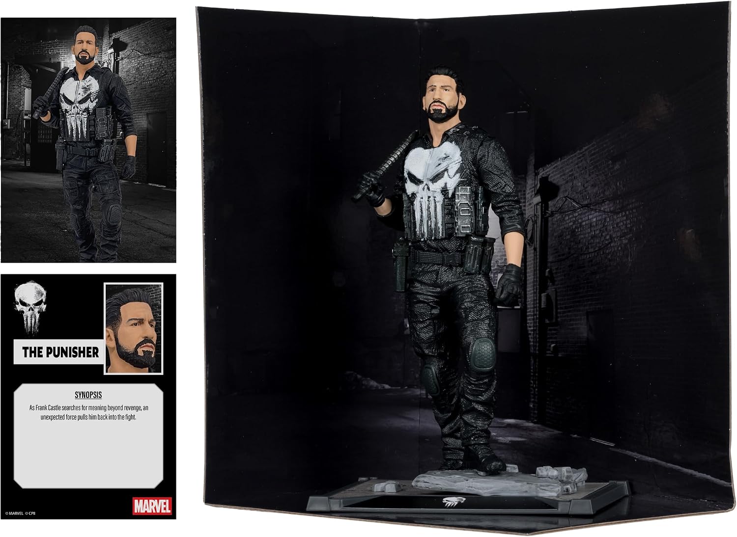 Detalle 1 de McFarlane Marvel Studios Collection Statue 1/10 Punisher (Punisher Special), figurka