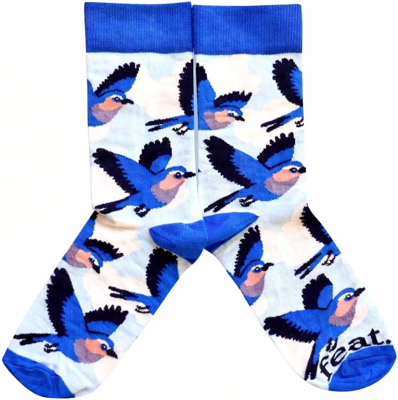 Detalle de Cotton Crew Socks – Unisex, Fun Design, UK Sizes 4–7 & 8–11