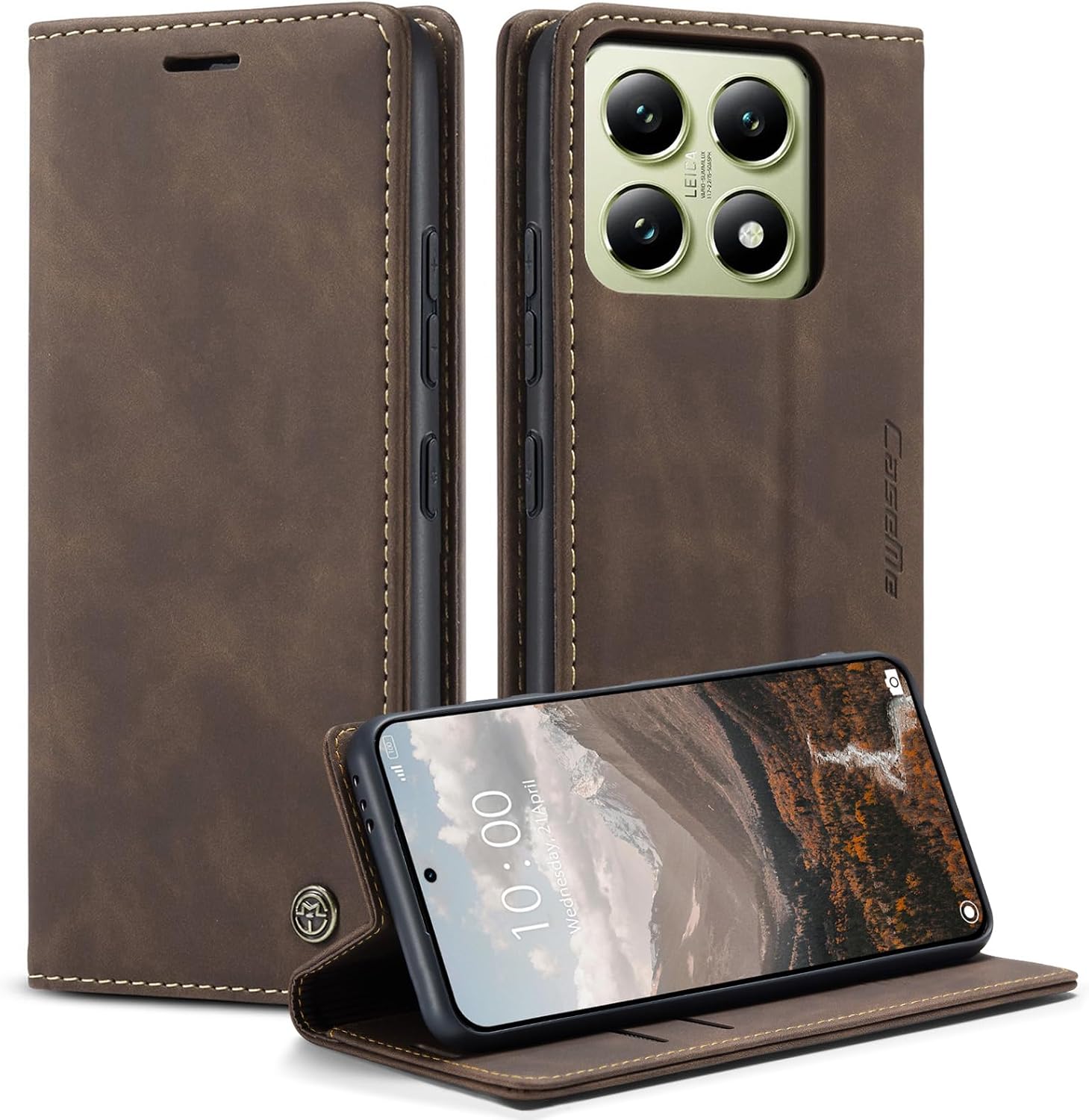 Detalle de Monweicz Xiaomi 14T Hülle Premium Flip Case