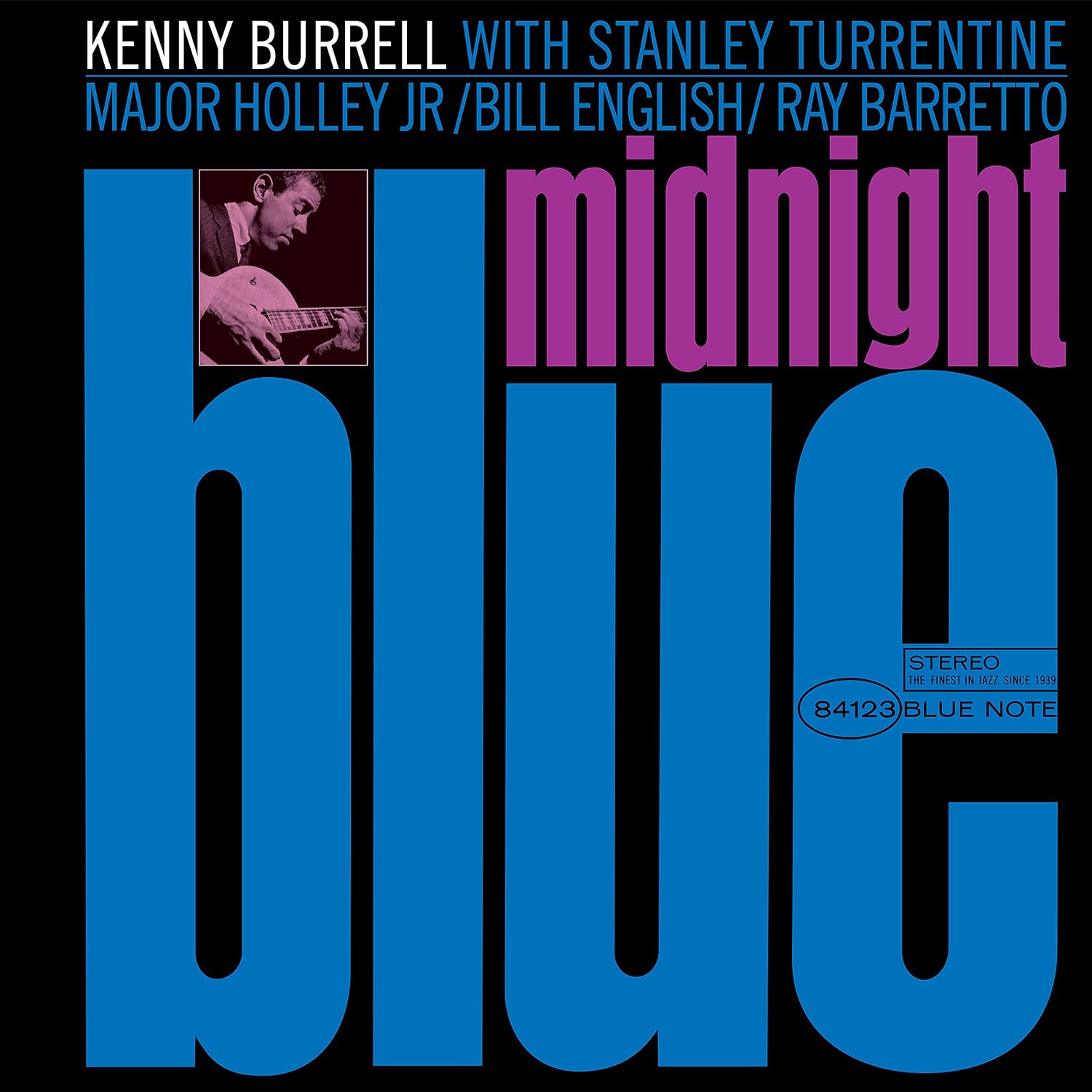 Detalle 2 de Blue Note EVP-602435799087 Midnight Blue vinyl album by Kenny Burrell