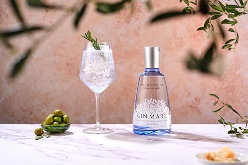 Detalle de Gin Mare – Premium Mediterranean Gin con 4 Botaniche Naturali, 70 cl, 42,7% Vol.