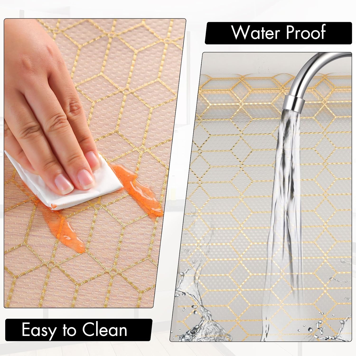Thumbnail 4 de Cooyes Shelf and Drawer Liners EVA non-slip mat