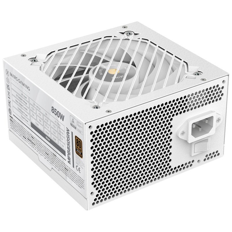Detalle de Mars Gaming MPB850SI 850 W 80 Plus Bronze