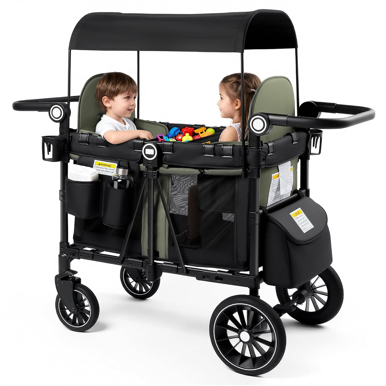 Detalle de Kinder King Stroller Wagon for 2 Kids