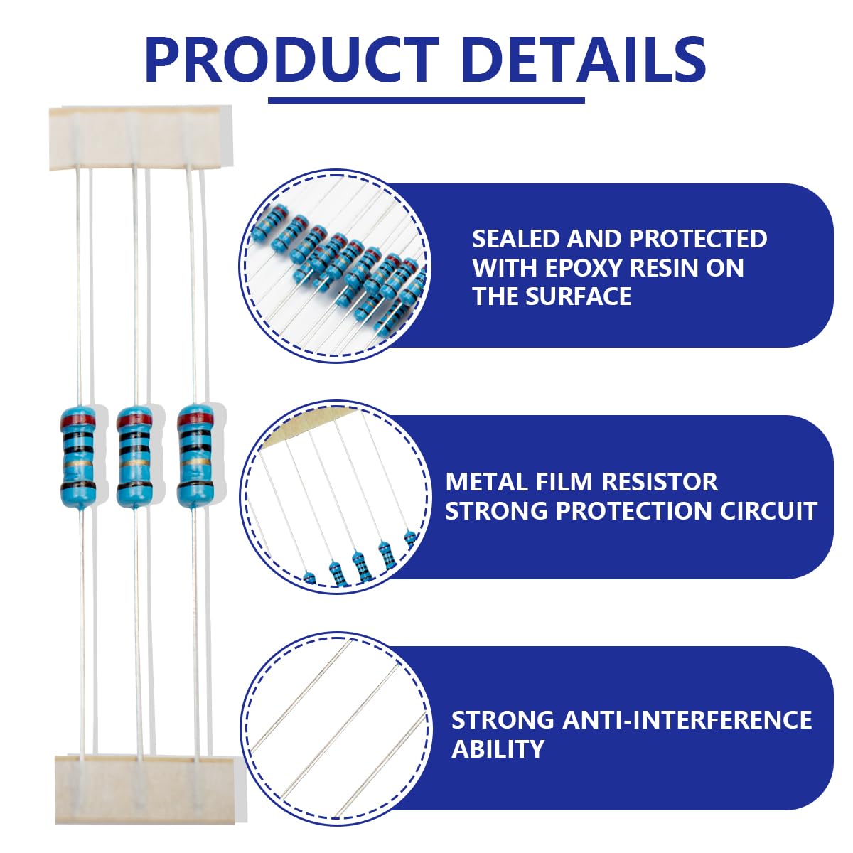 Thumbnail 2 de Innfeeltech 20 Ω Metallfilmwiderstand 100er 🛠️