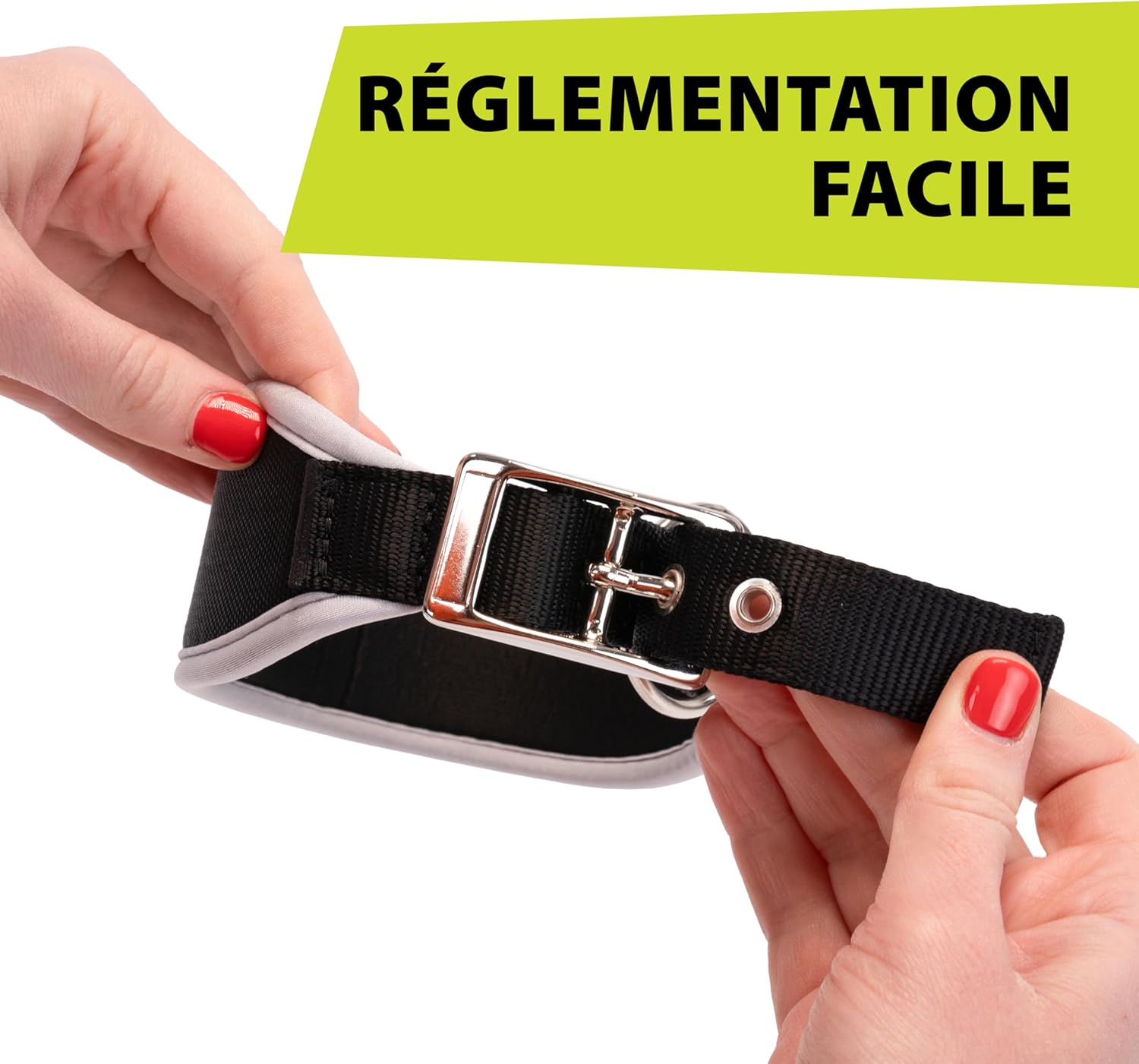 Detalle 1 de Ferplast ERGOCOMFORT C15/33 collier chien rembourré