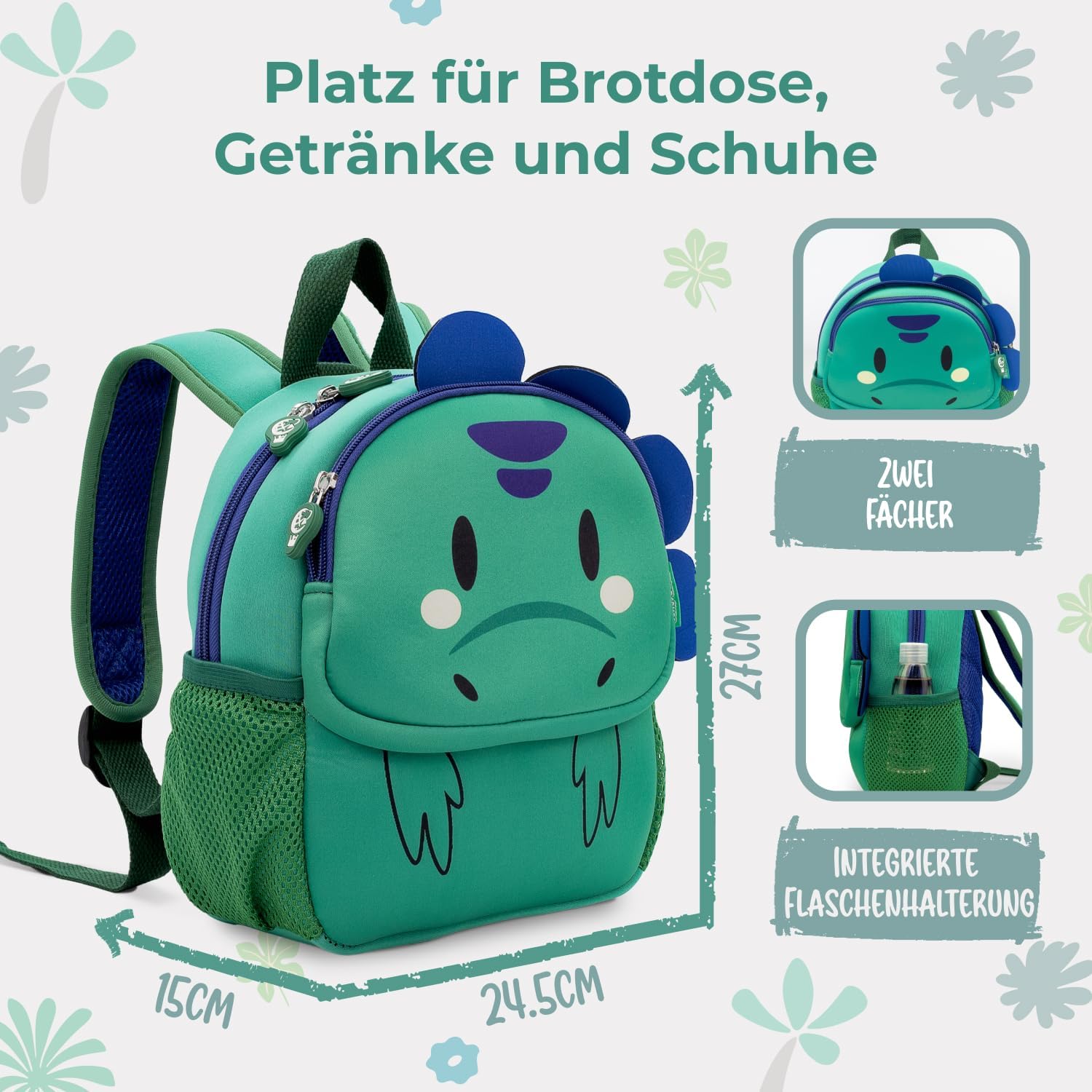 Detalle 1 de REISERACKER Kindergartenrucksack Wild Animal