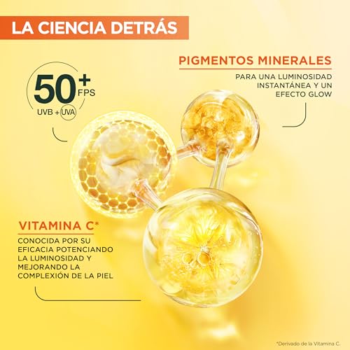 Detalle de Garnier Vitamina C Fluido Antimanchas Anti-UV Diario FPS50+