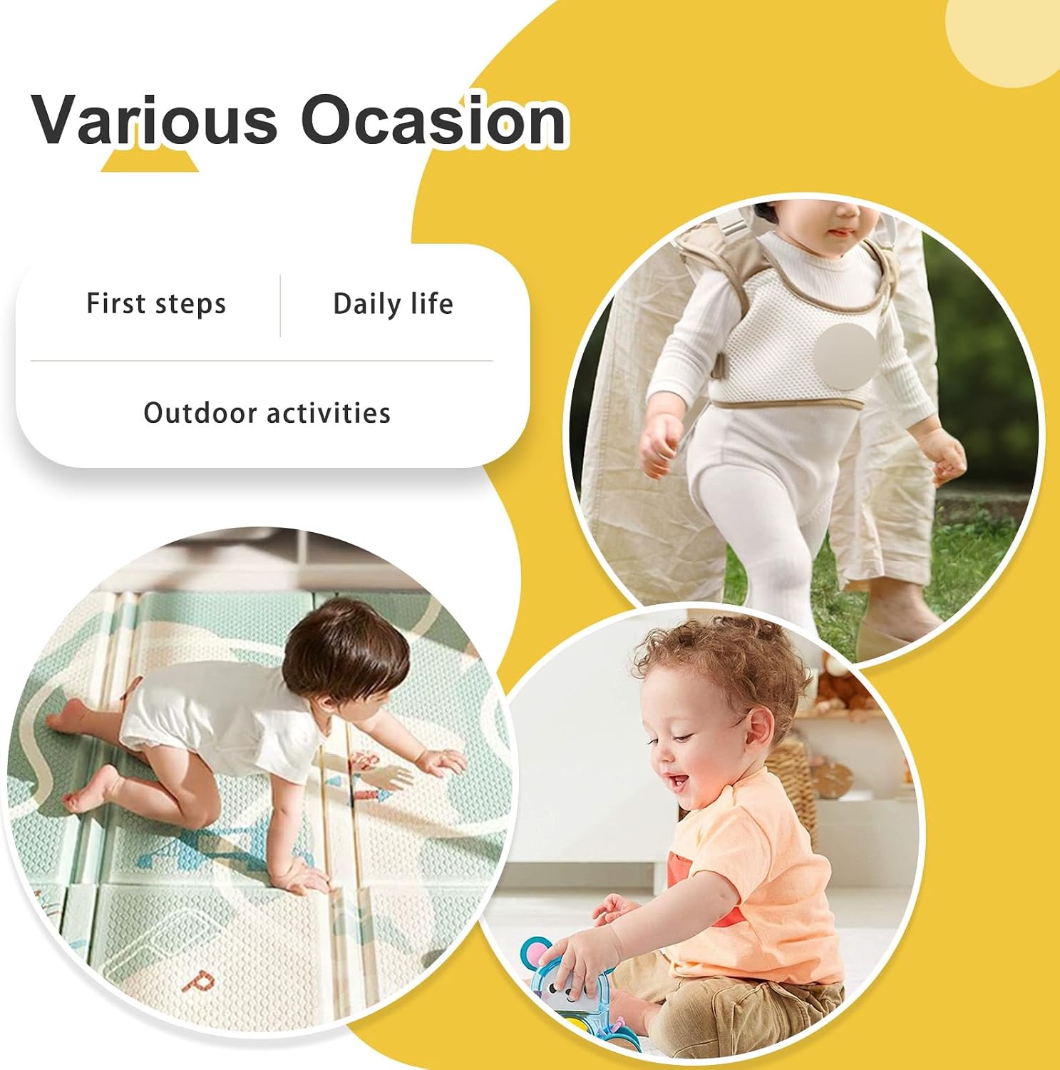 Thumbnail 4 de Baby first walking shoes anti-slip slipper socks (toddler infant) – breathable non-slip sole