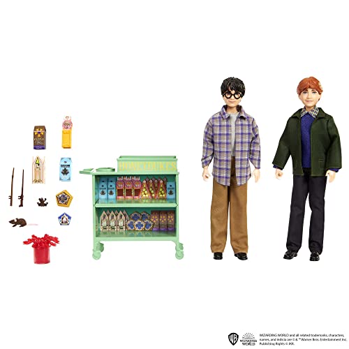 Thumbnail 5 de Mattel HND79 Harry y Ron Hogwarts Express 🎉 Muñecos con Accesorios