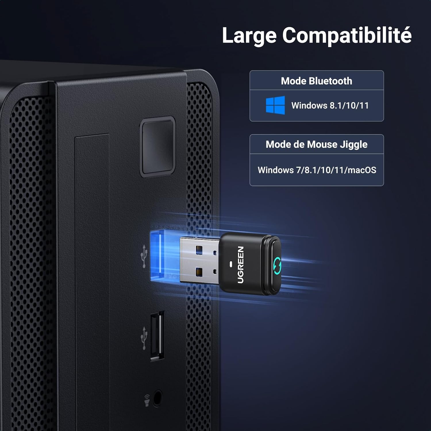 Thumbnail 5 de UGREEN Dongle Bluetooth 5.3 pour PC ⚙️