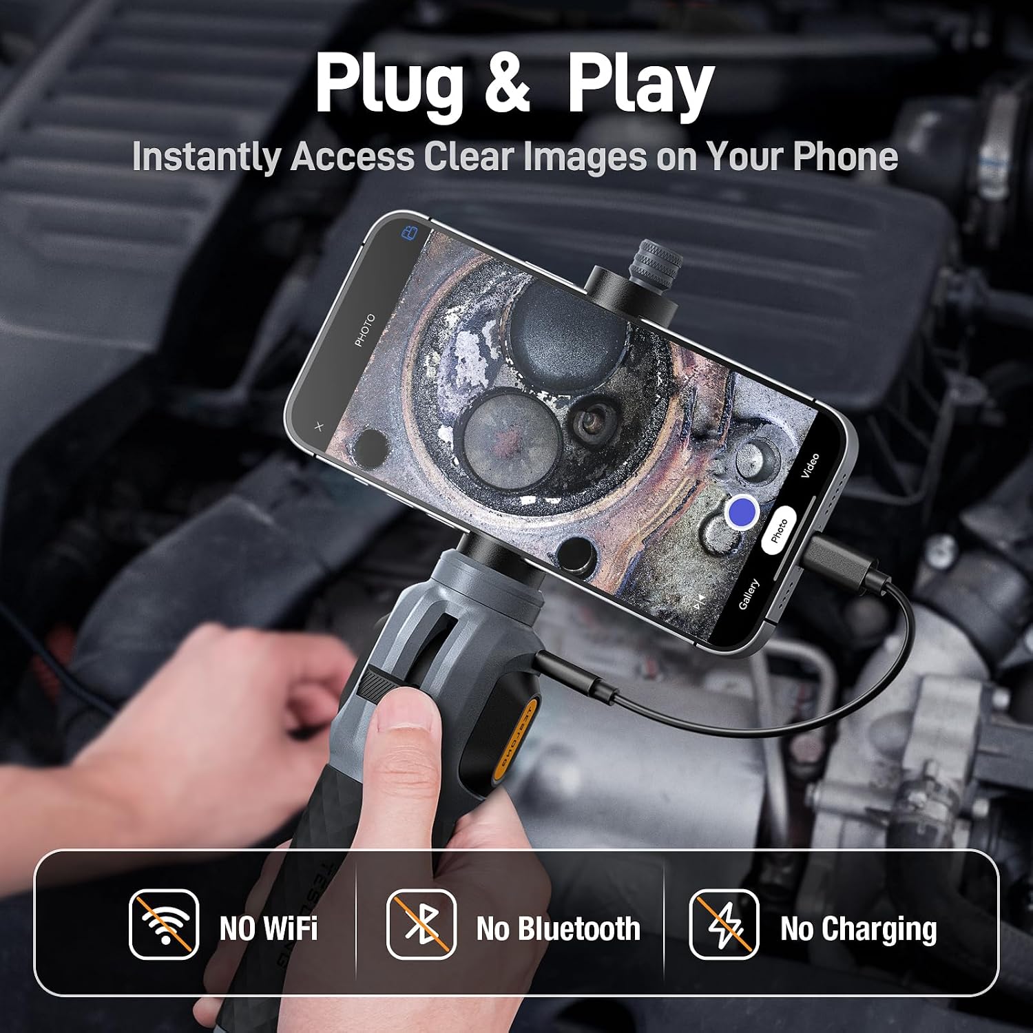 Thumbnail 4 de Teslong Two-Way Articulating Borescope 5FT