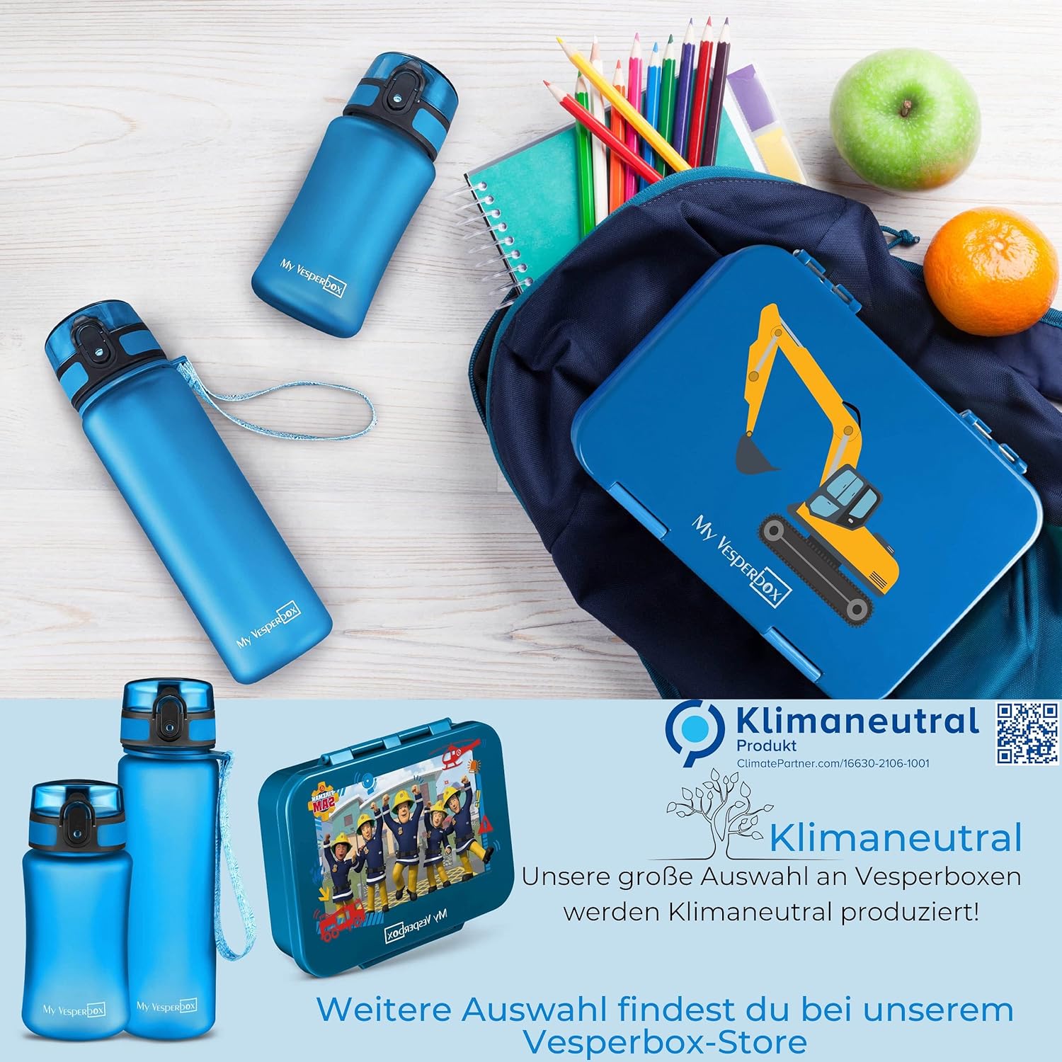 Thumbnail 4 de My Vesperbox Trinkflasche Kinder 500ML – auslaufsicher, kohlensäuregeeignet & spülmaschinenfest