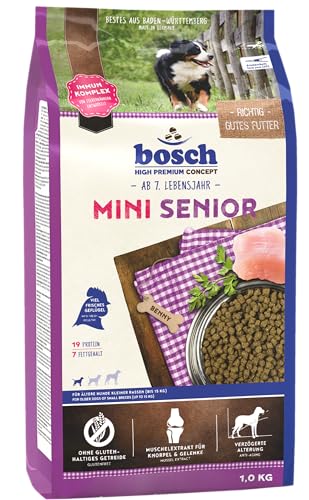 Detalle de bosch HPC Mini Senior – Trockenfutter für ältere kleine Hunderassen (bis 15 kg), 2,5 kg