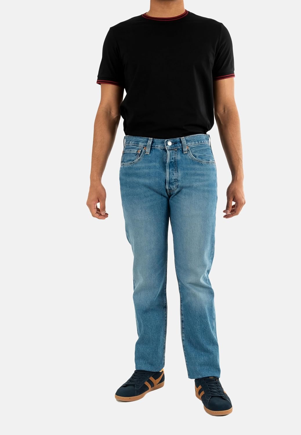 Detalle 2 de Levi's Hombre 501 Original Fit Vaqueros – Regular/Resistente, 31W x 32L (Chemicals)