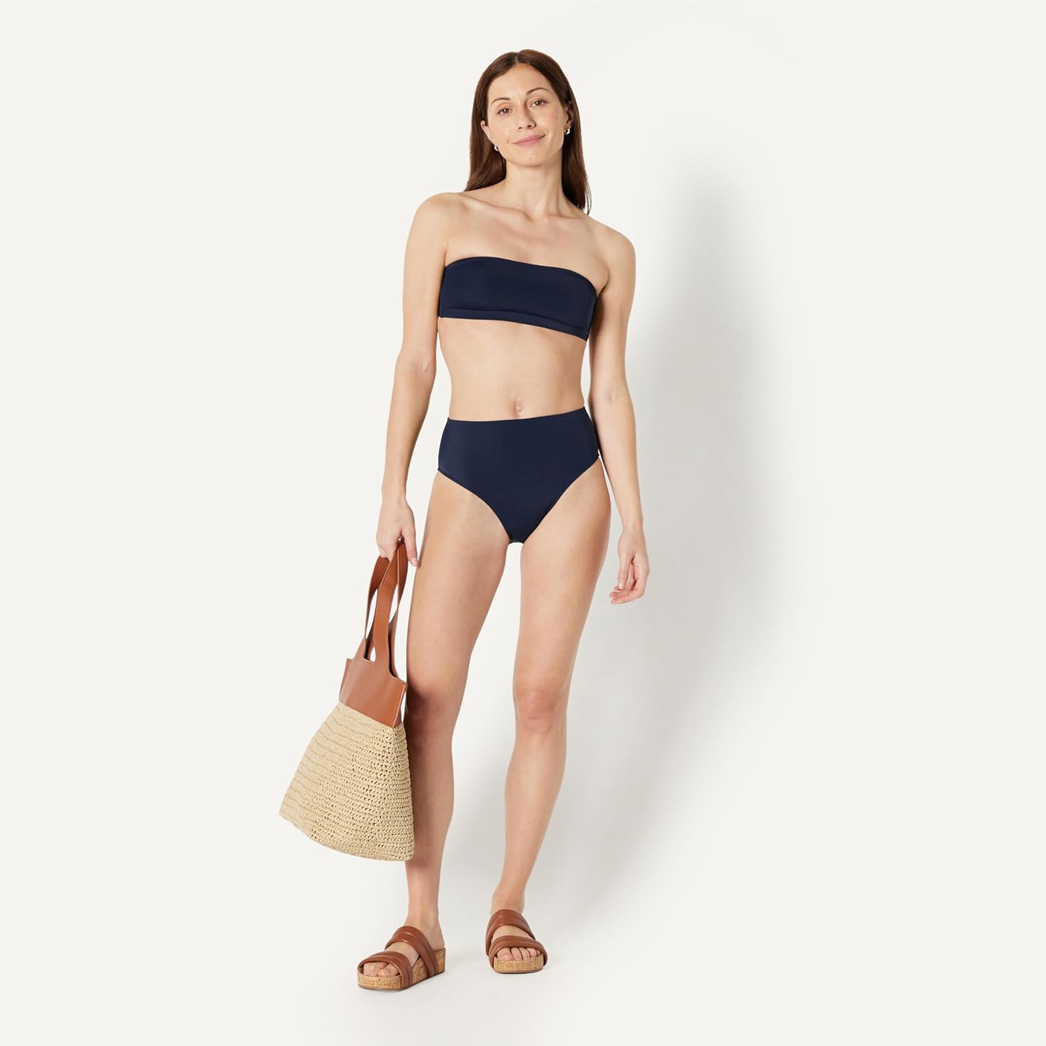Detalle de Amazon Essentials Women's Bandeau Swim Top